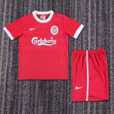 Retro 97/98 liverpool home kids kit