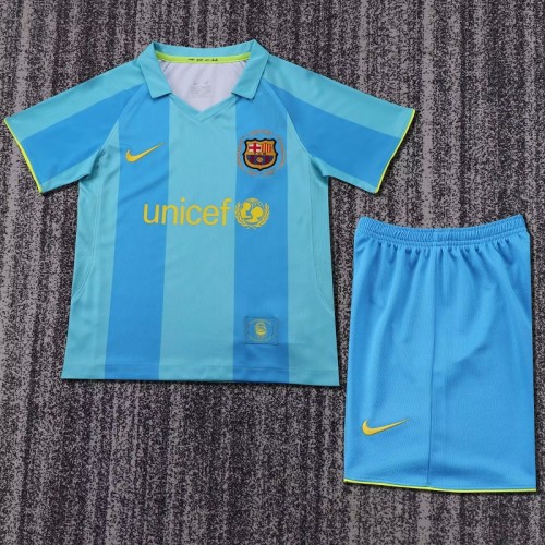 Retro 07/08 Barcelona Away kids kit