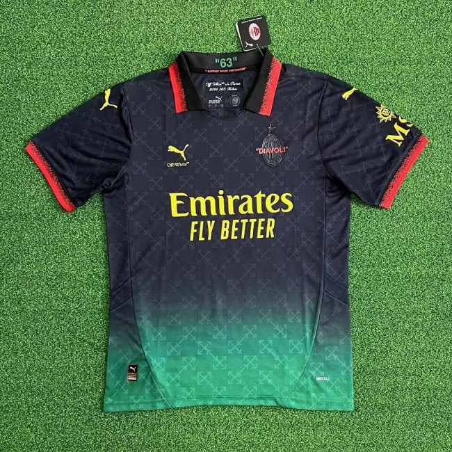 25/26 AC milan black Special Edition jersey football jersey