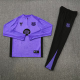 25/26 Barcelona Adult training suit purple black