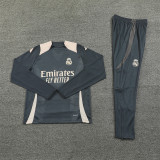 24/25 Real Madrid Kids training suit dark grey 2