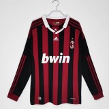 Retro 09/10 AC milan home Long sleeve