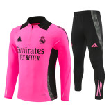 24/25 Real Madrid Kids training suit Rose Red