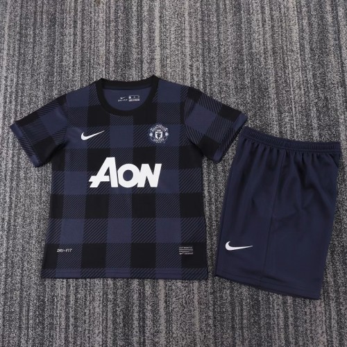Retro 13/14 Manchester United Away kids kit