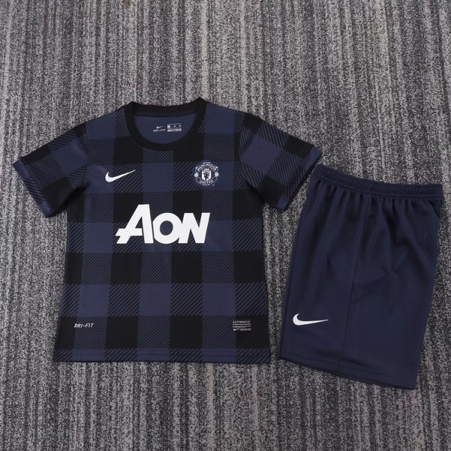 Retro 13/14 Manchester United Away kids kit