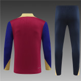 24/25 Barcelona training suit Jujube red