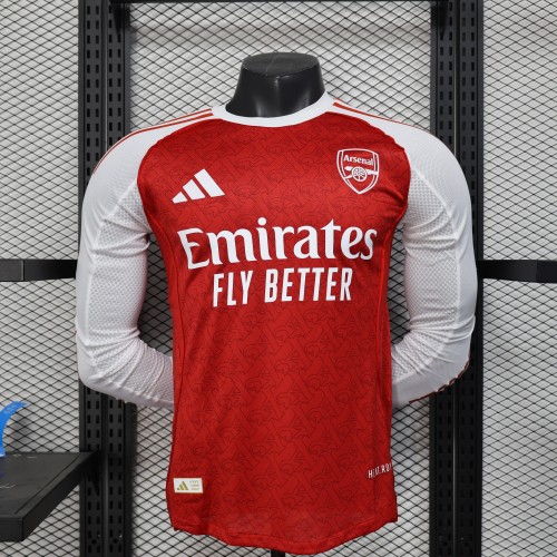 25/26 Arsenal home Player version long sleeves
