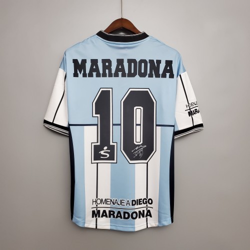 Retro 2001 Argentina Maradona #10 Commemorative Edition