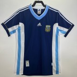 Retro Argentina 1998 away football Jersey
