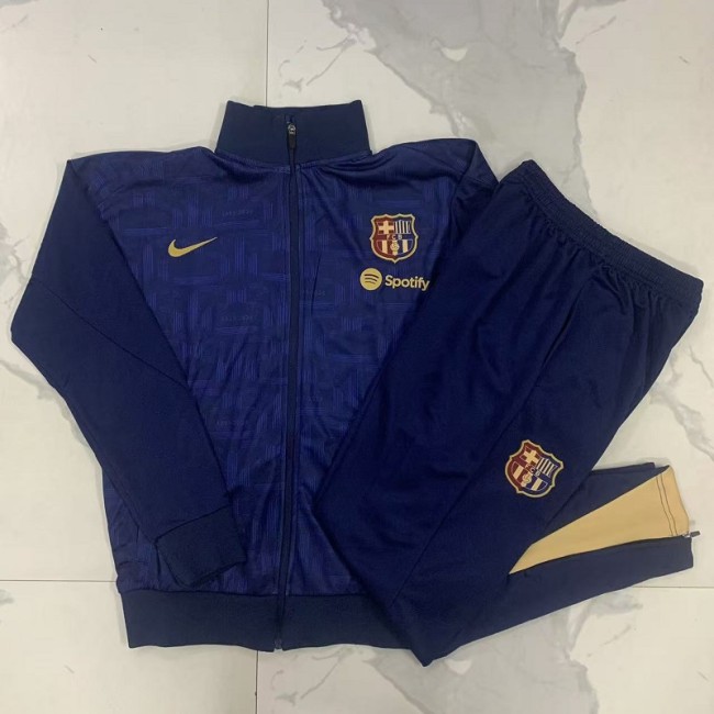 24/25 Barcelona kids Royal Blue jacket
