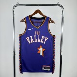 NBA  Phoenix Suns #1 BOOKER Basketball Jersey