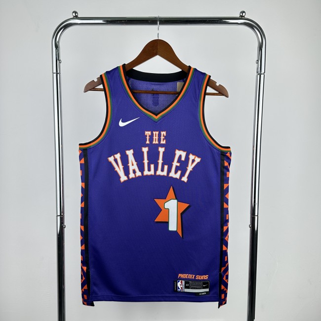 NBA  Phoenix Suns #1 BOOKER Basketball Jersey