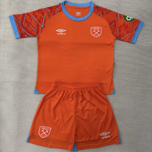 25/26 West Ham United goalkeeper kids kit