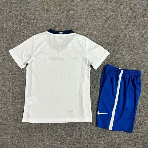 Retro 08/09 Manchester United Away kids kit