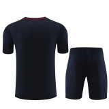 24/25  England short -sleeved royal blue training suit