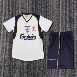 Retro 01/02 liverpool Away kids kit