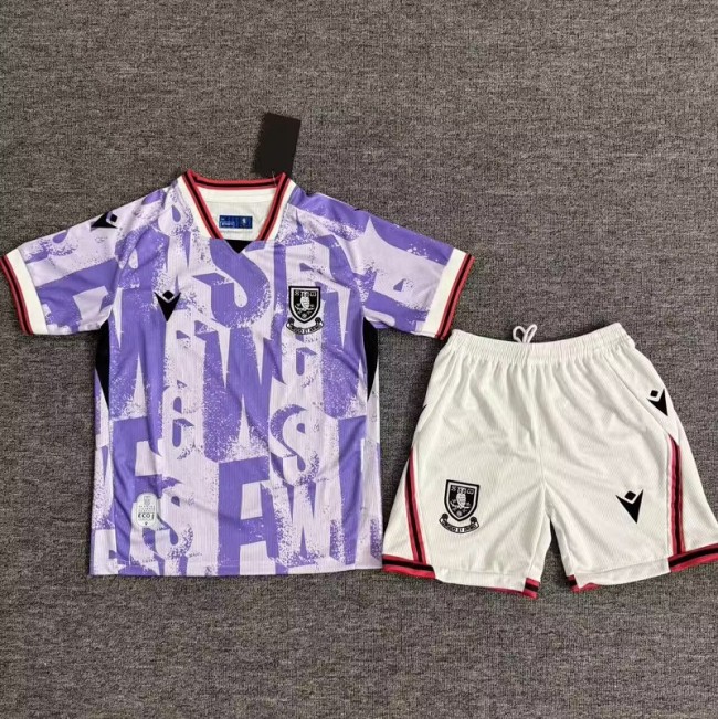 25/26 Sheffield Wednesday Away kids kit