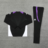 24/25 Real Madrid Adult training suit black Purple