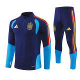 25/26 Spain kids training suit Royal Blue