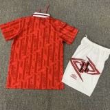 Retro 92/94 Manchester United home kids kit