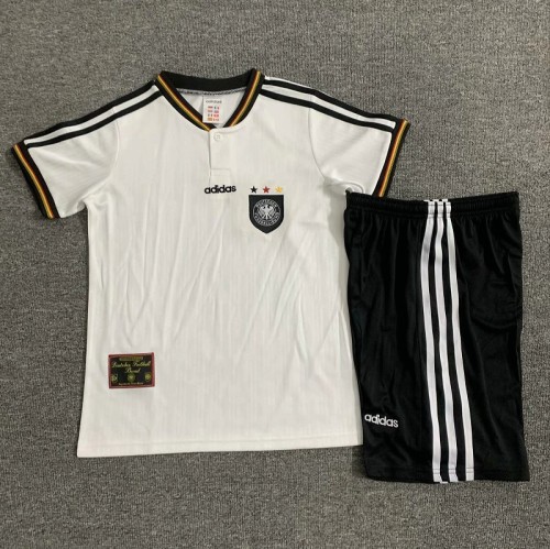 Retro 1996 Germany home kids kit with socks