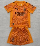 25/26 AC milan goalkeeper kids kit orange