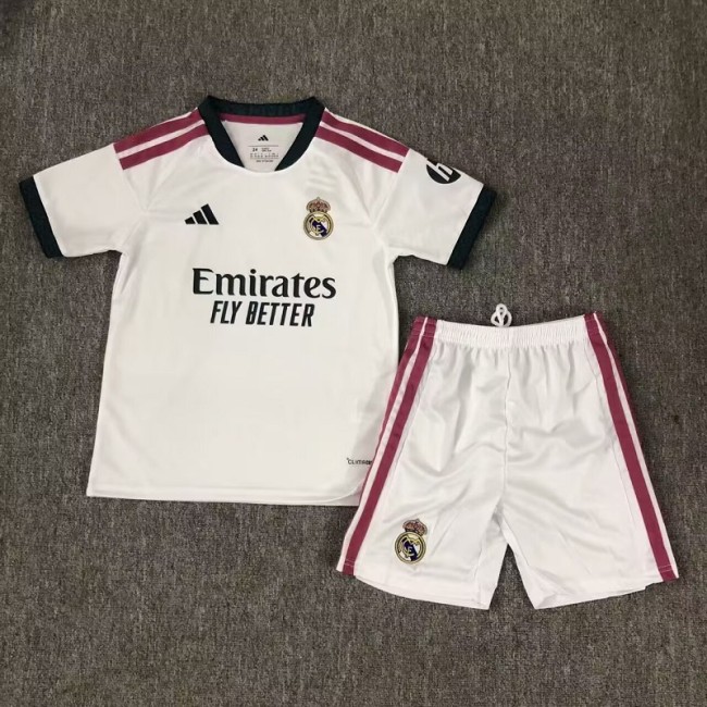 26/27 Real Madrid home kids kit