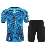 25/26 Napoli kids Short sleeve training suit blue
