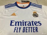 Retro 21/22 Real Madrid home football jersey