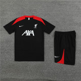 24/25 Liverpool Short sleeve black training suit
