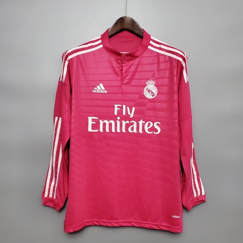 Retro Long Sleeve Real Madrid 14/15 Away