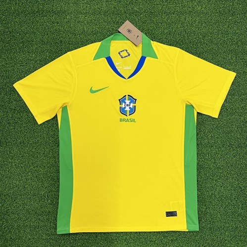 2025 Brazil women's soccer team home football football jersey