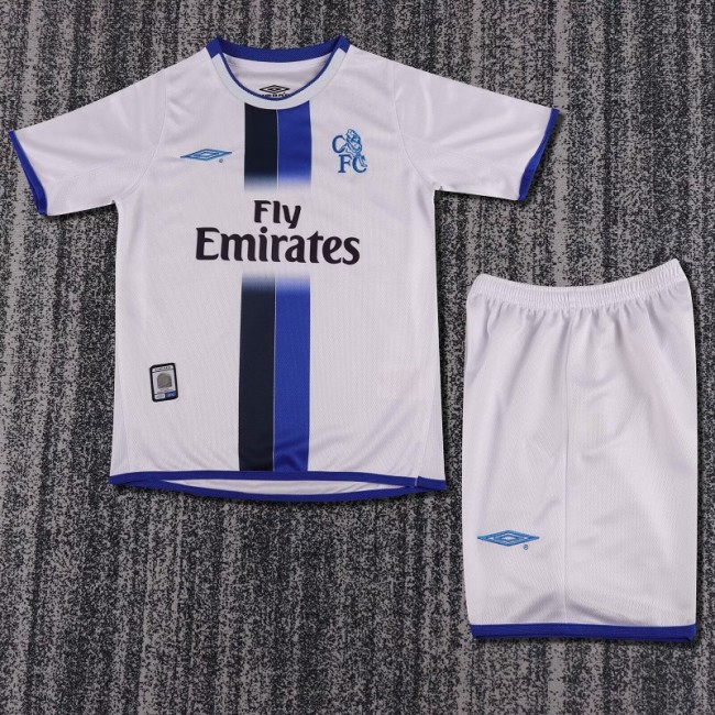 Retro 2003 Chelsea Away kids kit