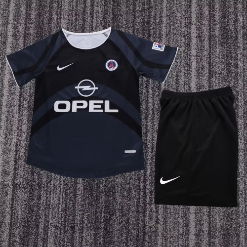 Retro 01/02 PSG Paris  third kids kit