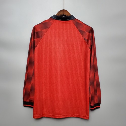 Retro Long Sleeve 1996 Manchester United home