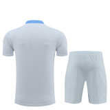 24/25 Tottenham Hotspur kids Short sleeve light gray training suit