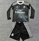 Retro 14/15 Real Madrid Away kids kit long sleeves