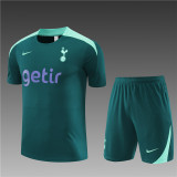 24/25 Tottenham Hotspur Short sleeve green training suit