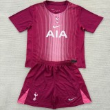 25/26 Tottenham Hotspur Goalkeeper kids kit purple