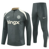 25/26 Chelsea  Adult training suit light Deep Green