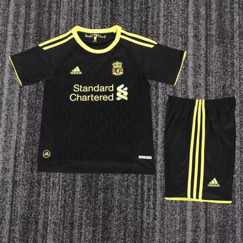 Retro 10/11 liverpool third kids kit