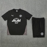 25/26 Manchester City Short sleeve training suit black