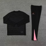 24/25 PSG black Jordan kids training suit