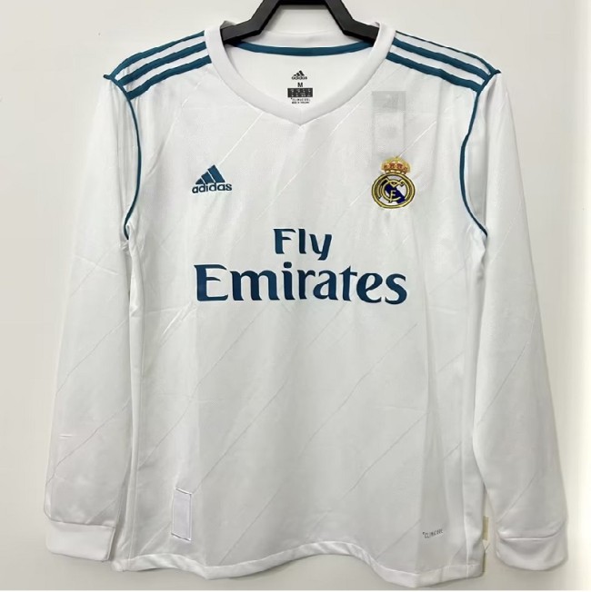 Retro 17/18 Real Madrid home Long sleeve
