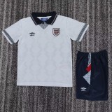 Retro 1990 England home kids kit
