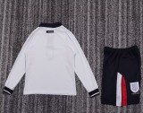Retro 98 England home kids kit long sleeves