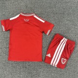 25/26 Wales home kids kit