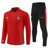 25/26 Portugal kids training suit red