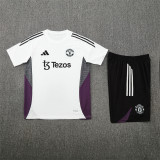 25/26 Manchester United kids Short training suit white
