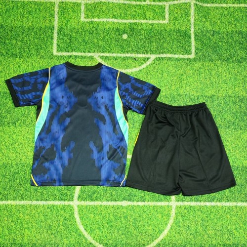 26/27 Brazil away kids kit football Jersey